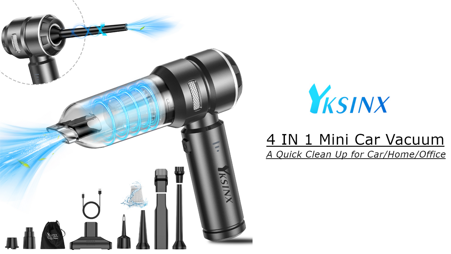 4 in 1 Portable Mini Vacuum Cleaner