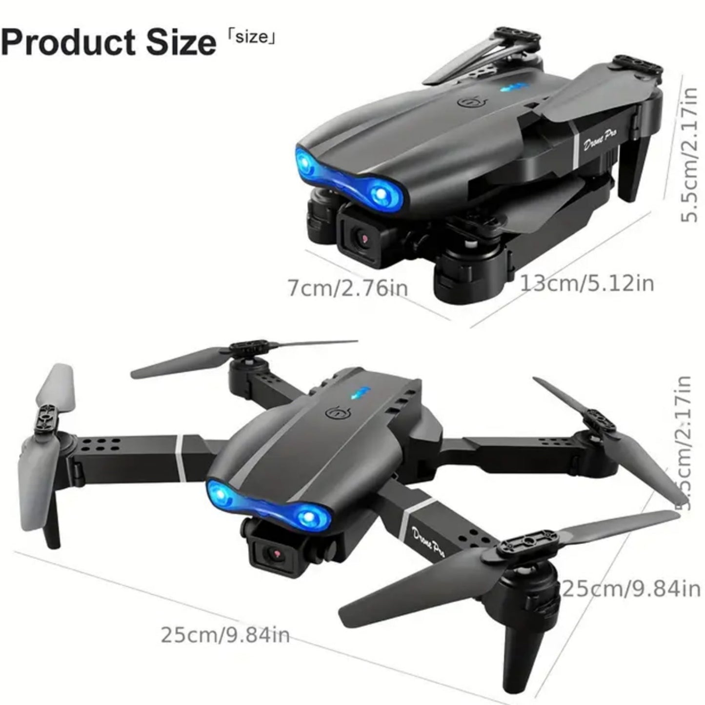 New K3 & E99 Pro Foldable Double Camera Drone